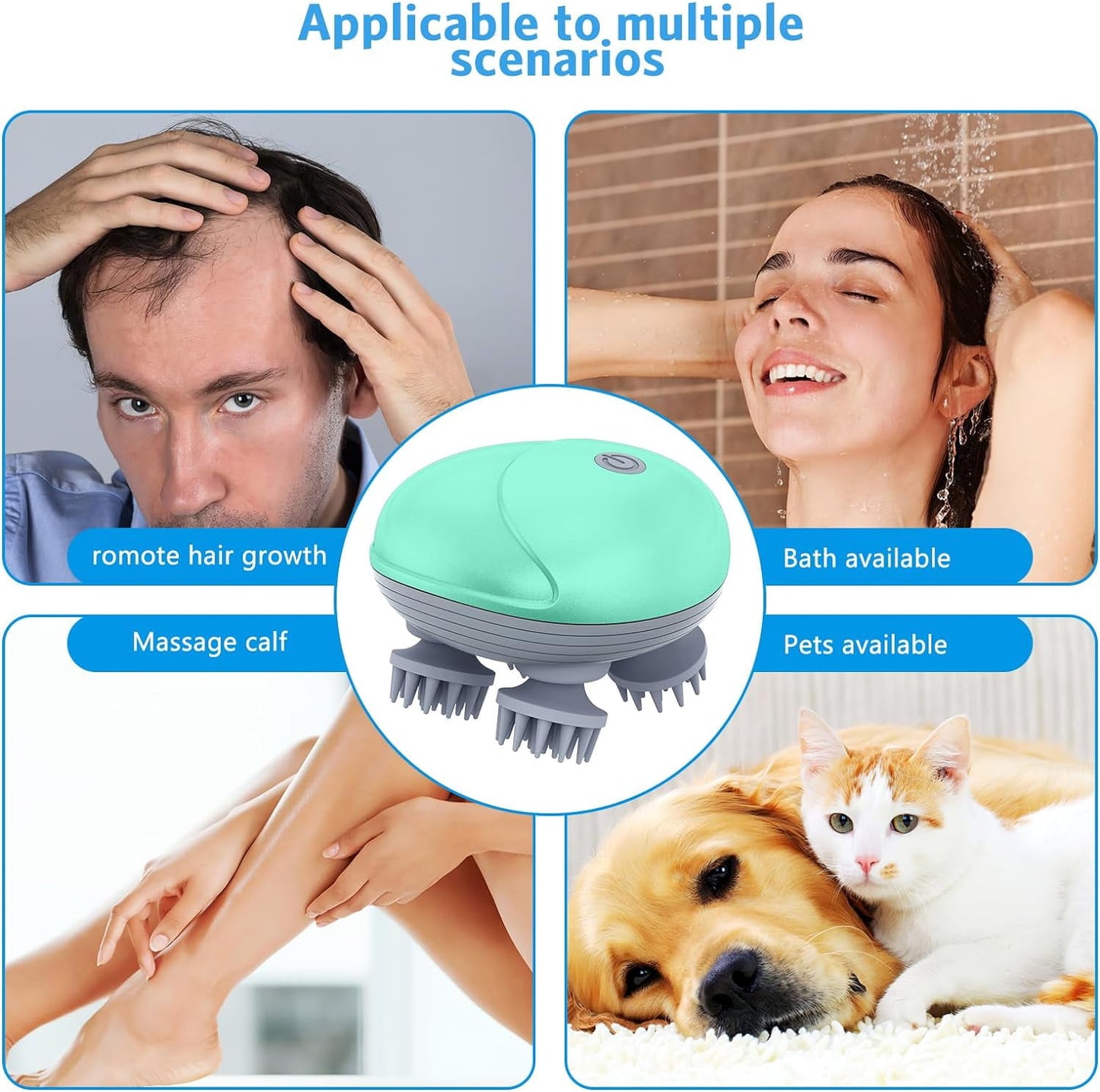 Head Massager - Relax, Rejuvenate & Recharge